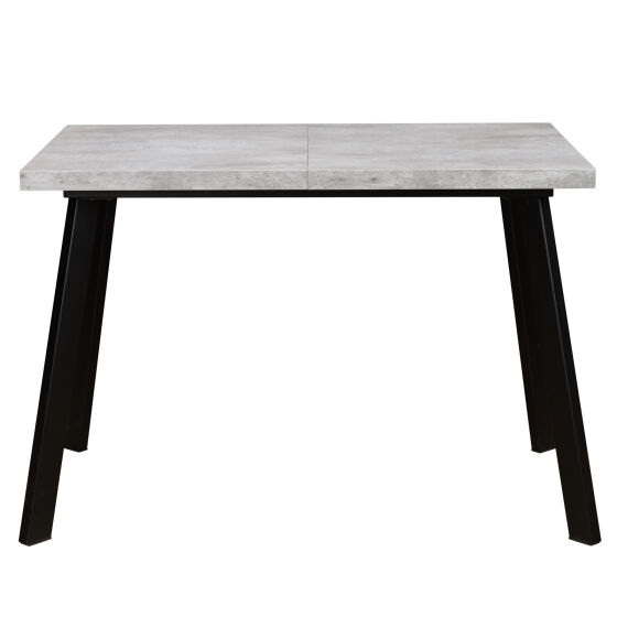 Стол раздвижной BORG 110(142)х70 Серый сланец Черный