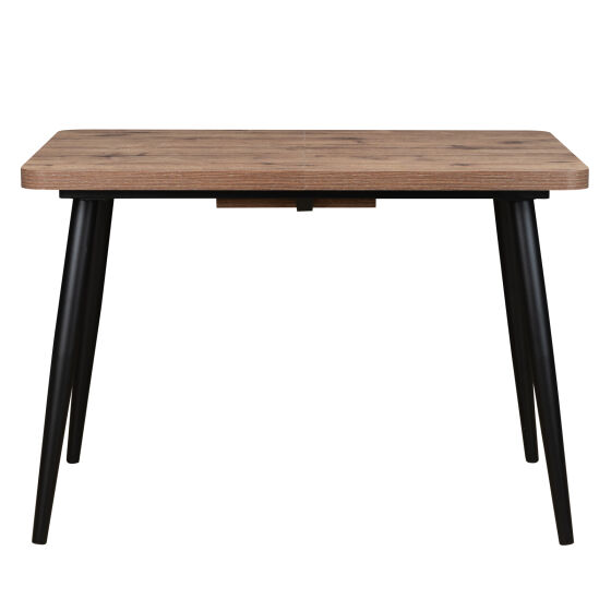 Стол раздвижной BORG RADIAL 110(142)х70 Дуб веллингтон Черный