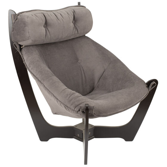 Кресло для отдыха Комфорт модель 11 венге/Verona Antrazite grey