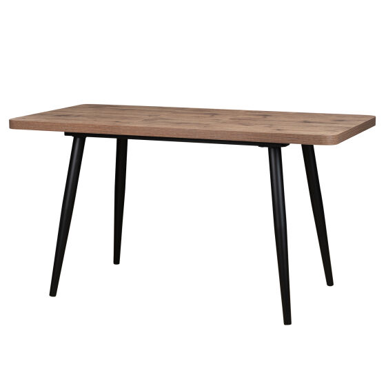 Стол раздвижной BORG RADIAL 110(142)х70 Дуб веллингтон Черный