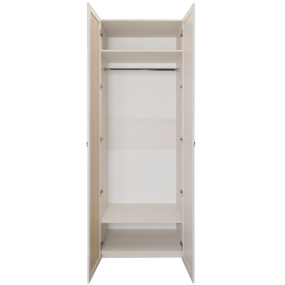 Шкаф для одежды с зеркалом Марсель 54 (спальня) Бодега светлый