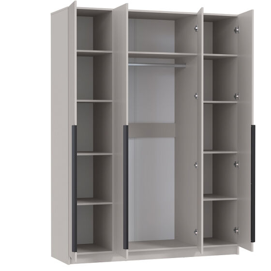 Шкаф 4х створчатый Брандо 67.16 кашемир МДФ кашемир 2150