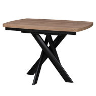 Стол раздвижной LEONEL 110 (145)х80 Орех Черный