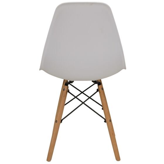 Стул Secret De Maison CINDY (EAMES) дерево береза/пластик белый