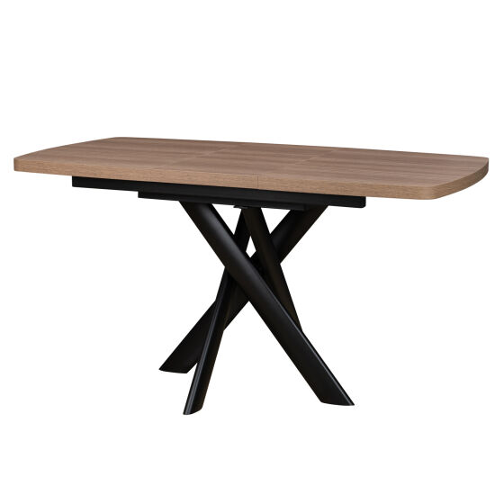Стол раздвижной LEONEL 110 (145)х80 Орех Черный