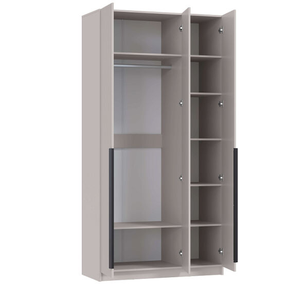 Шкаф 3х створчатый Брандо 67.12 кашемир МДФ  кашемир  2400