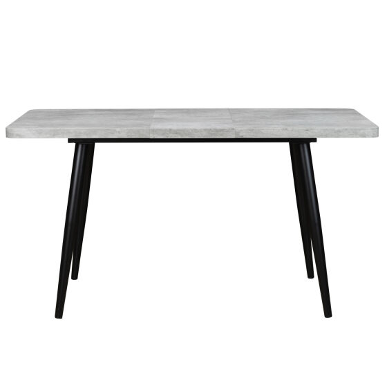 Стол раздвижной BORG RADIAL 110(142)х70 Серый сланец Черный