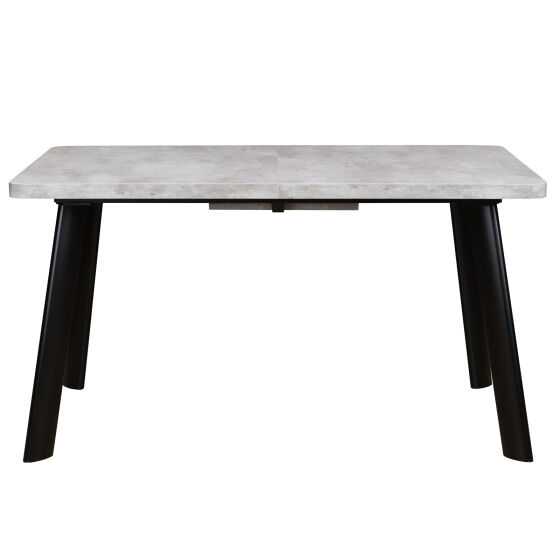 Стол раздвижной LEON LUX RADIAL 140 (180)х85 Серый сланец Черный