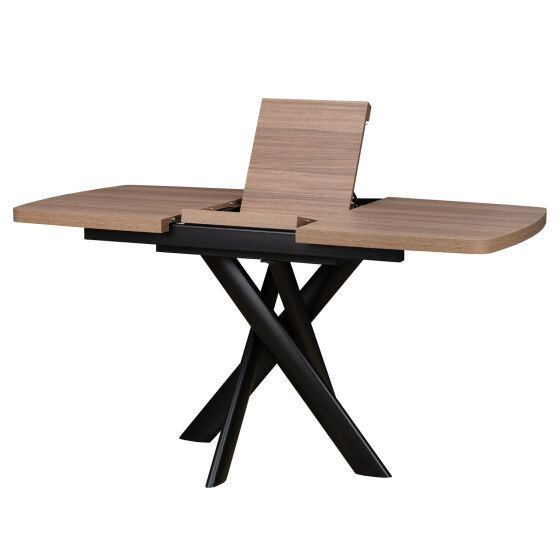 Стол раздвижной LEONEL 110 (145)х80 Орех Черный