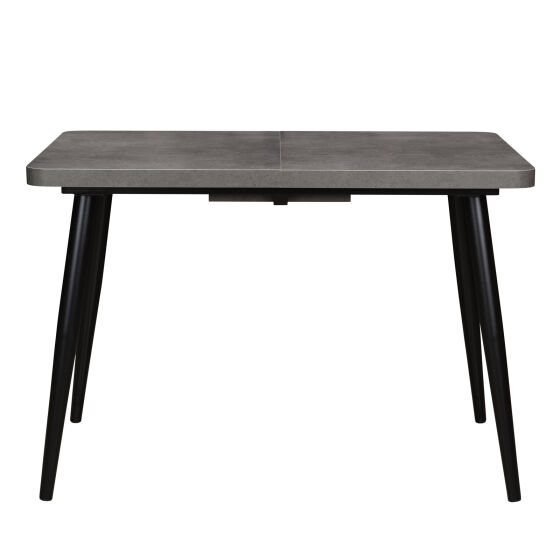 Стол раздвижной BORG RADIAL 120(160)х80 Дымчатая керамика Черный