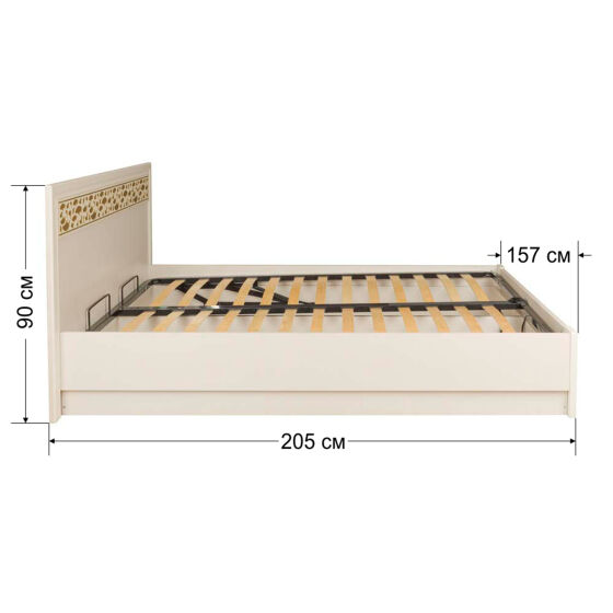 Кровать Твист (спальня) Кр03 160