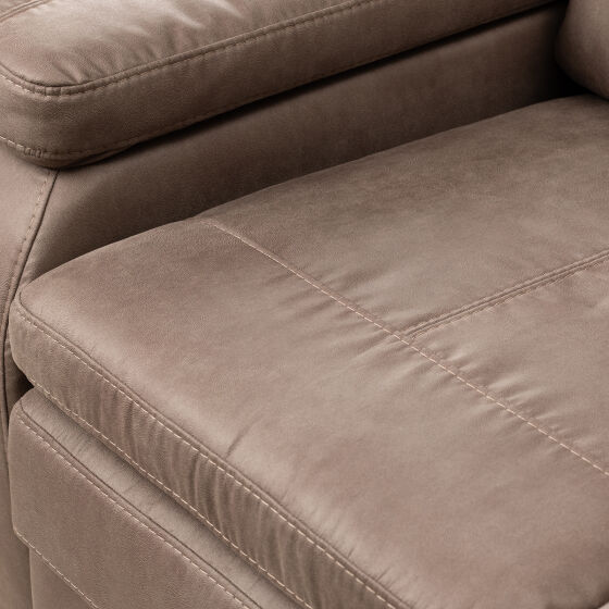 Диван кровать Guinness Д3 (Бл+3ру+Бп) Matador Taupe/Опора декор.165х90х40 Орех