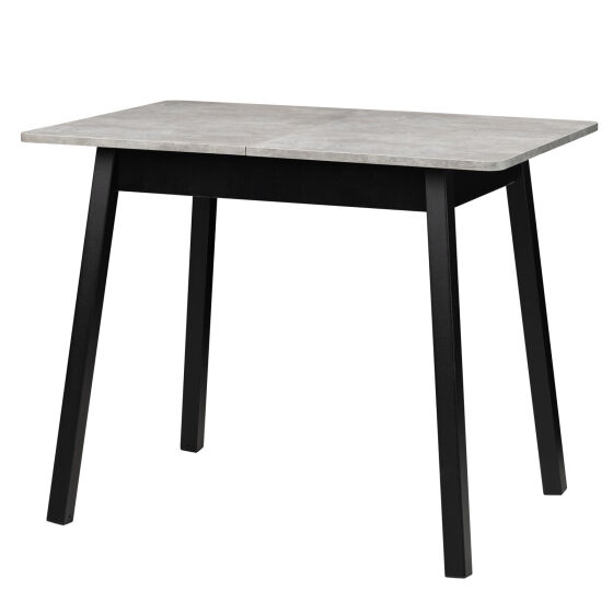 Стол раздвижной TIRK RADIAL 94(126)х64 Срый сланец Черный