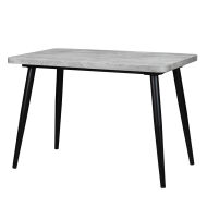 Стол раздвижной BORG RADIAL 110(142)х70 Серый сланец Черный