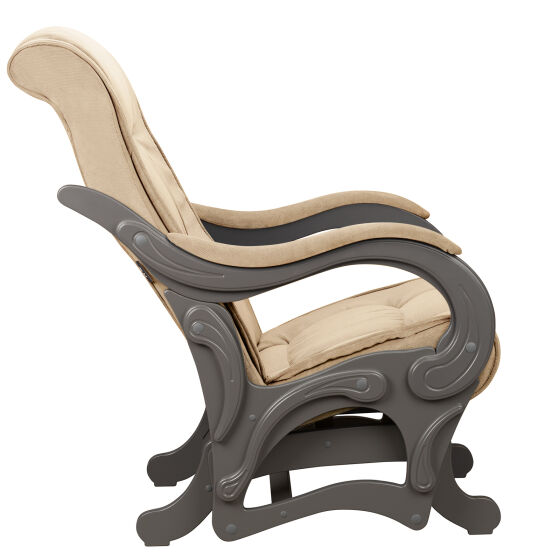Кресло качалка Dondolo модель 78 серый ясень Verona Vanilla