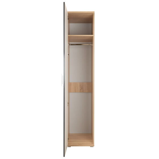 Шкаф для одежды LUCIDO (спальня) ШО-01 дуб сонома/антрацит
