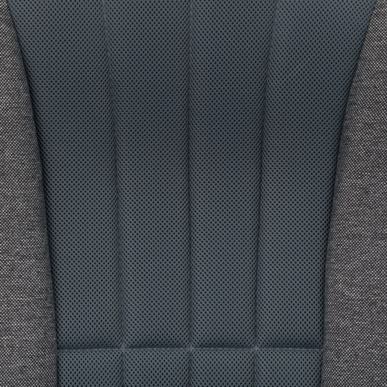 CH833 Кресло ткань/сетка серый/серый