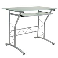 ST-F1018 Стол компьютерный стекло матовое frosted