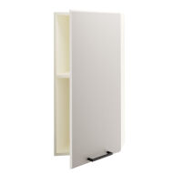 Шкаф кухонный верхний 300 торцевой тип B KRONO 8685 Белый/Lapaco Сacao Latte 873