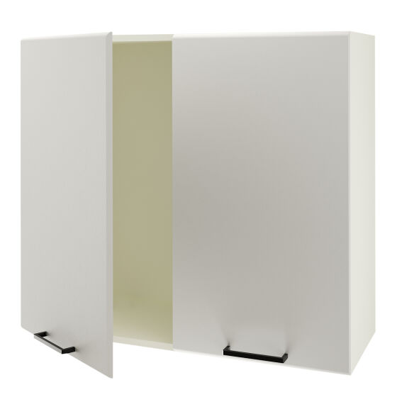 Шкаф кухонный верхний 800 СУШКА тип B KRONO 8685 Белый/Лофт Графит 923