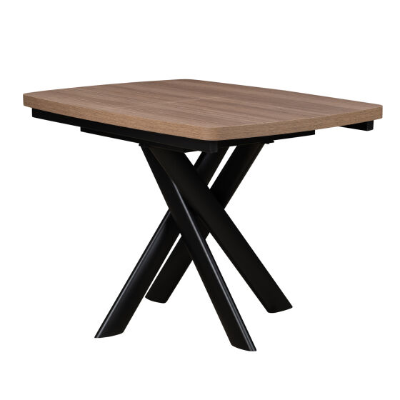 Стол раздвижной LEONEL 110 (145)х80 Орех Черный