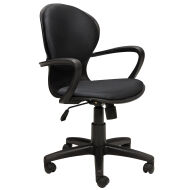 Кресло офисное РК 14 Россия серый TW 12 черный пластик