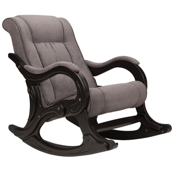 Кресло-качалка Комфорт модель 77 Verona Antrazite Grey/ Венге