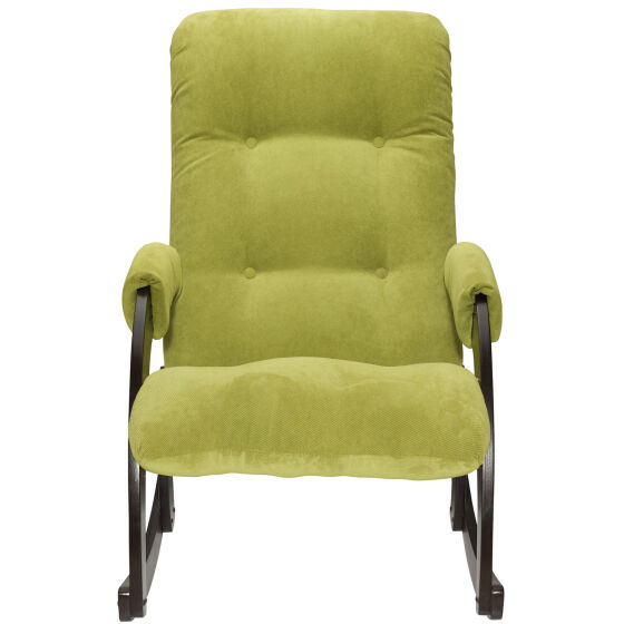 Кресло-качалка Комфорт модель 67 Verona Apple Green/Венге