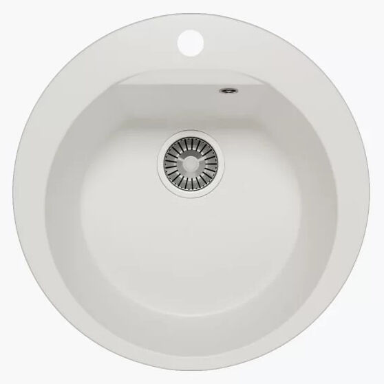 Мойка Polygran ATOL-520 №36 Белый хлопок