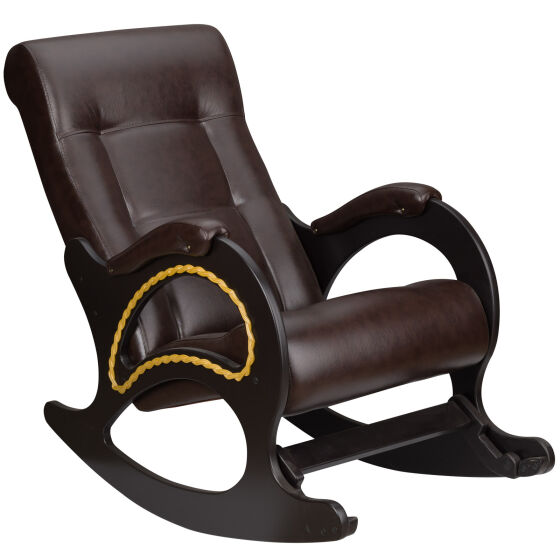 Кресло-качалка Комфорт модель 44 венге/Орегон перламутр 120