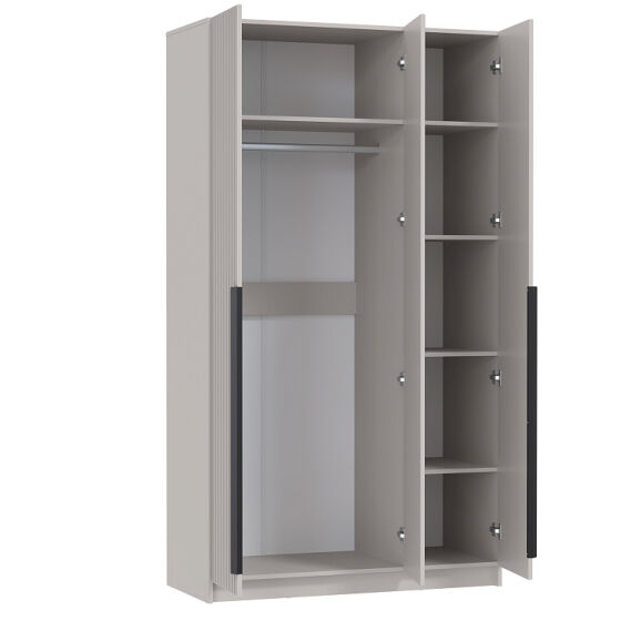 Шкаф 3х створчатый Брандо 67.15 кашемир МДФ кашемир 2150