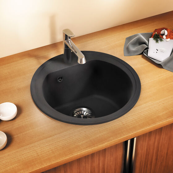 Мойка Polygran F-08 терракот №307
