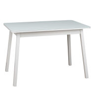 Стол раздвижной со стеклом TIRK RADIAL 110 (142) х70 Белый Оптивайт Белый