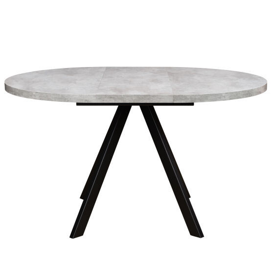 Стол круглый раздвижной RONDO 100(145) Серый сланец Черный