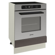 Шкаф кухонный нижний 600 Техника тип B KRONO 8685 Белый «Lapaco Сacao Latte 875