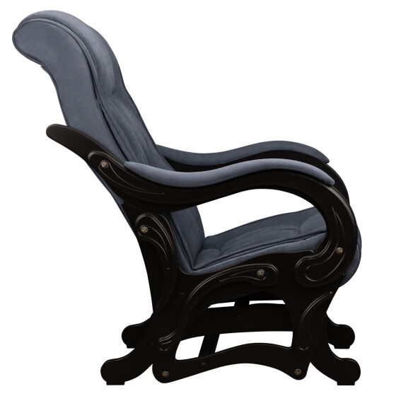 Кресло-качалка Комфорт модель 78 Verona Denim Blue/ Венге