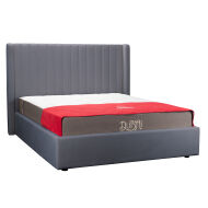 Кровать СЕНАТОР 140х200 с ПМ Велюр 31