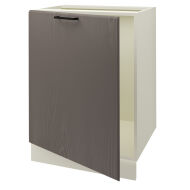 Шкаф кухонный нижний 600 тип B KRONO 8685 Белый/Lapaco Сacao Latte 875