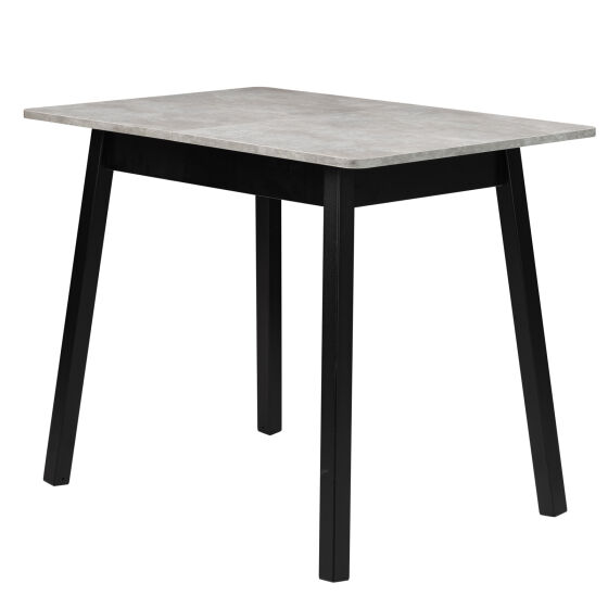 Стол раздвижной TIRK RADIAL 94(126)х64 Срый сланец Черный