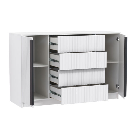 Комод Брандо 67.11 белый 962x1480x528 МДФ  белый