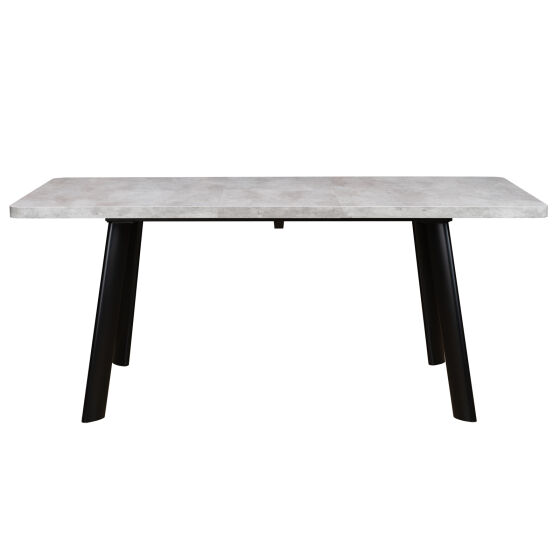 Стол раздвижной LEON LUX RADIAL 140 (180)х85 Серый сланец Черный