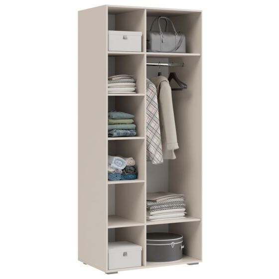 Шкаф 2х створчатый Валенсия правый Кашемир Софт Сантьяго глубина 600