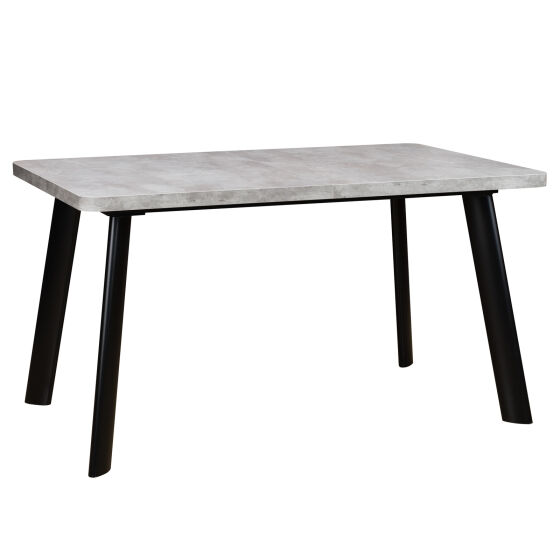 Стол раздвижной LEON LUX RADIAL 140 (180)х85 Серый сланец Черный