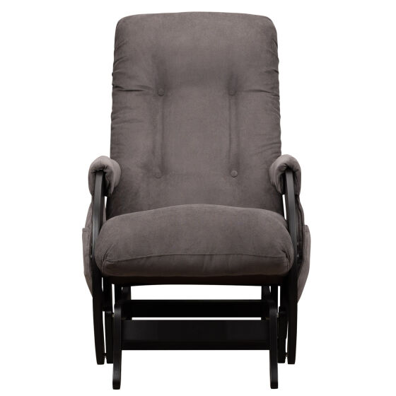 Кресло для кормления Milli Smile с карманами венге/Verona Antazite Grey