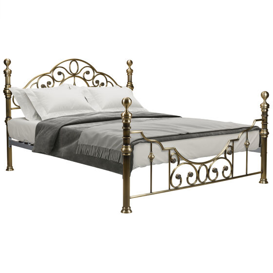 Кровать Victoria 160 Queen bed (античная медь)