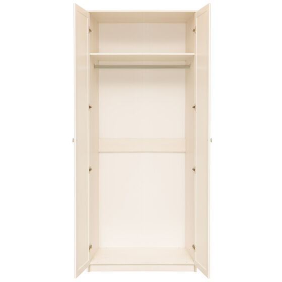 Шкаф для одежды Габриэлла 06.14 с зеркальными дверьми Вудлайн кремовый/Аруша венге с патиной