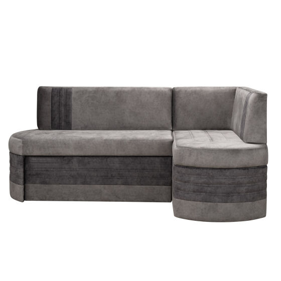 Диван угловой со спальным местом Чикаго 184*116 Goya grey/Goya grafit 5кат правый