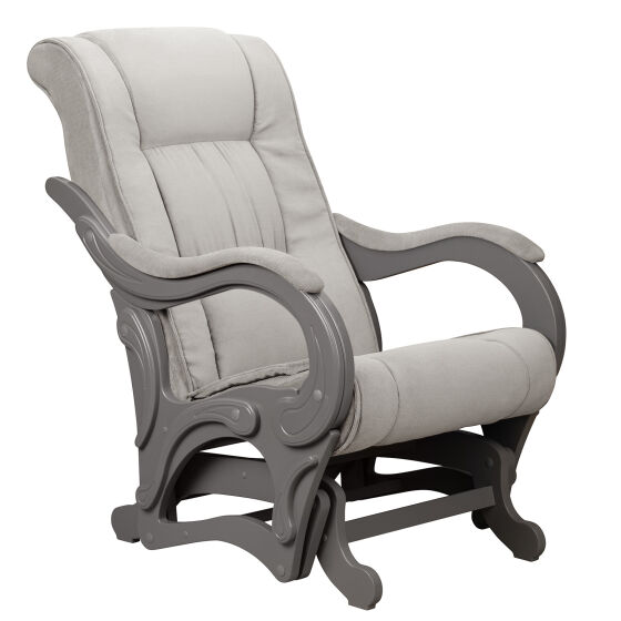 Кресло-качалка гляйдер Dondolo модель 78 серый ясень/Verona Light Grey