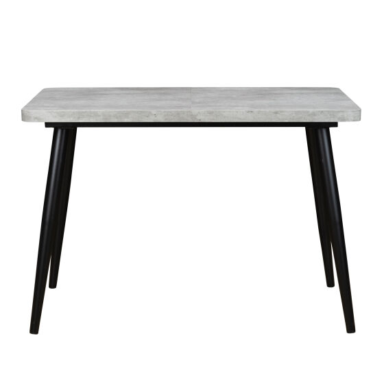 Стол раздвижной BORG RADIAL 110(142)х70 Серый сланец Черный