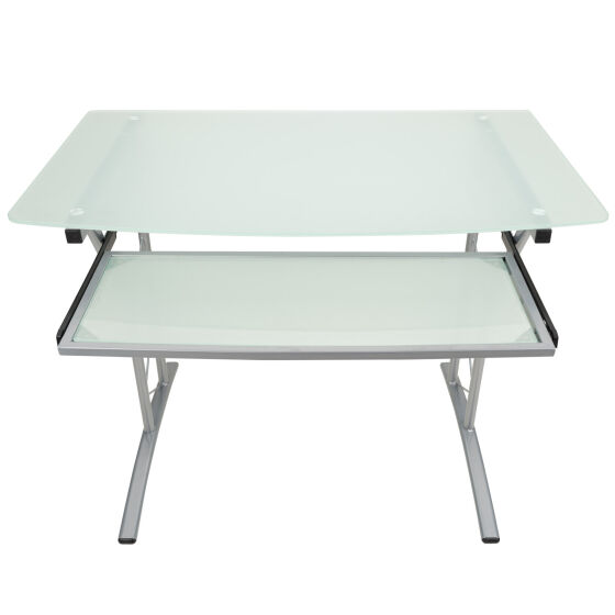 ST-F1018 Стол компьютерный стекло матовое frosted